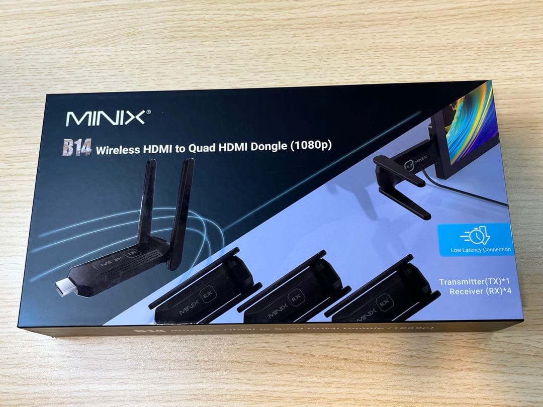MINIX NEO B14 ワイヤレス HDMI 送受信機セット USB-C