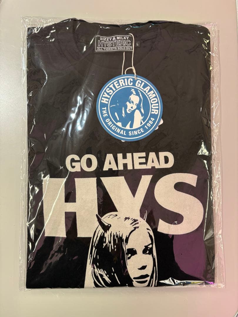 【新品未使用！】HYSTERIC GLAMOUR ブラック Tシャツ Lサイズ