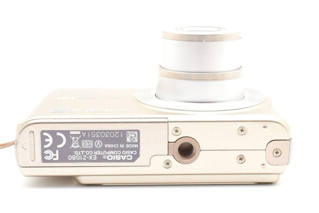 美品 カシオ　CASIO EXILIM EX-Z1080 ゴールド ＃A419
