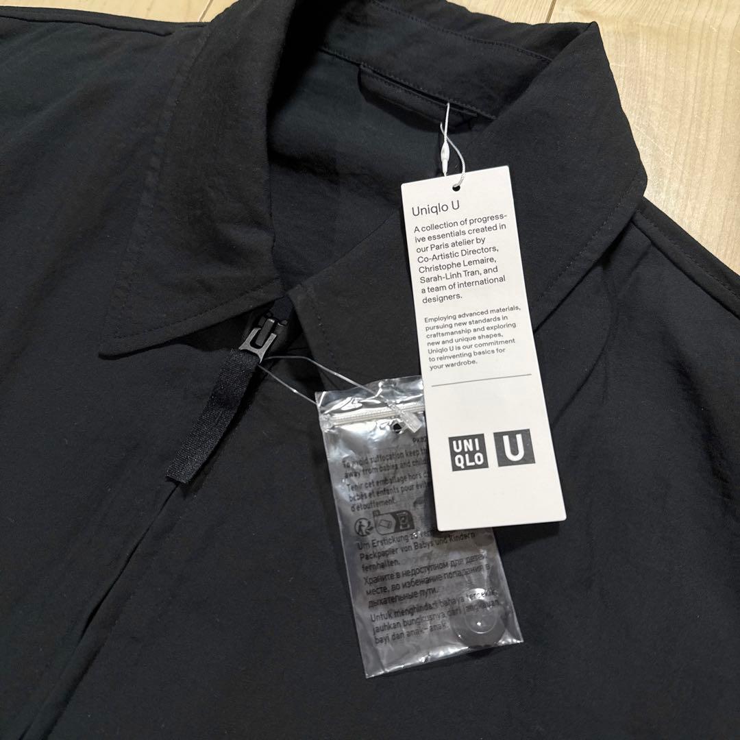 新品未使用 完売 UNIQLO U ショートブルゾン S ブラック　ユニクロU