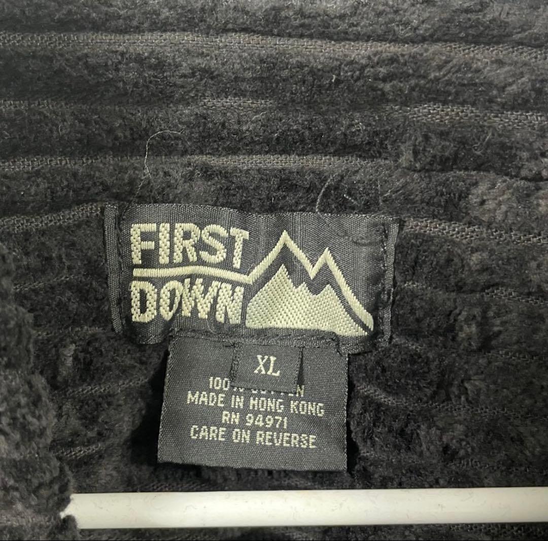 90s 極太　FIRST DOWN セットアップ　ヒップホップb系　コーディロイ