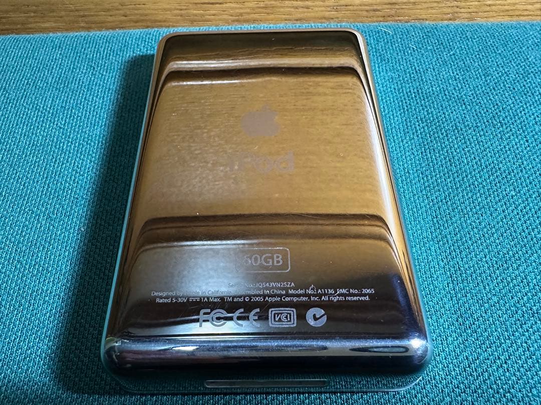 iPod Classic 5世代 MA003 60GB 新品のバッテリー