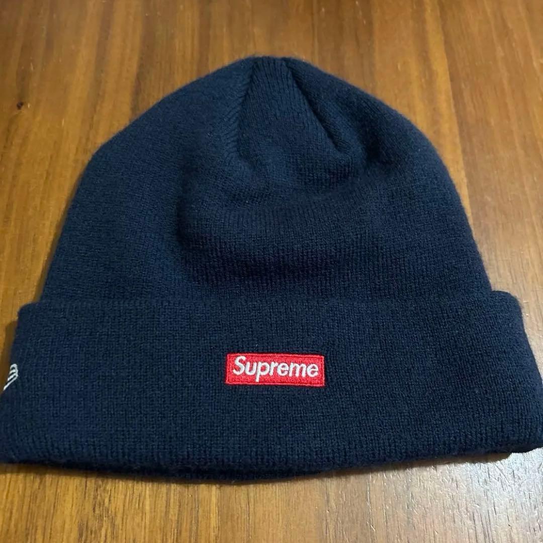 Supreme ネイビー ニット帽