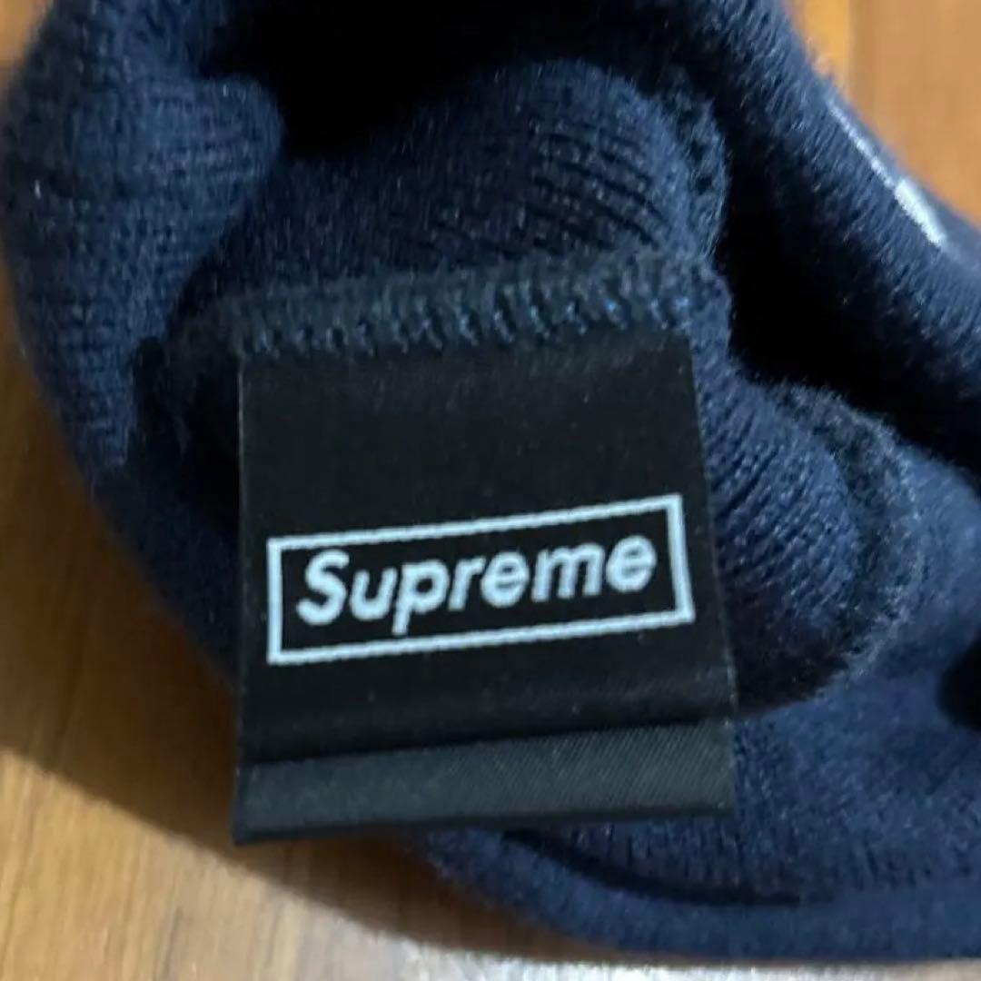 Supreme ネイビー ニット帽