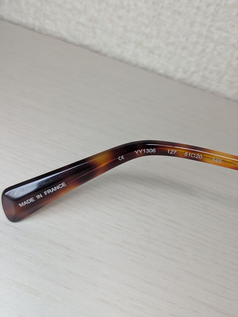 美品 定価約4万円 ヨウジヤマモト YY1306 サングラス フランス製 鼈甲