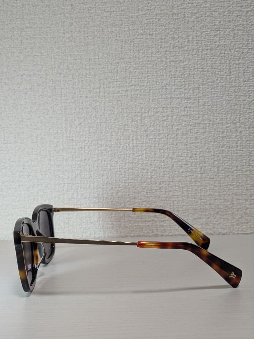 美品 定価約4万円 ヨウジヤマモト YY1306 サングラス フランス製 鼈甲