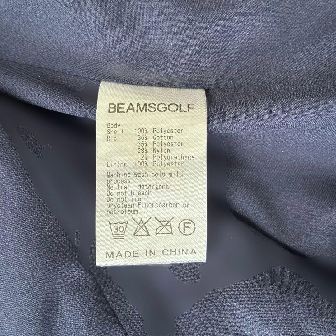 BEAMS GOLF スニード ネイビー ワッペン付プルオーバー ゴルフウェア.