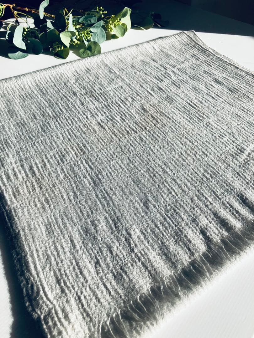 AGNONA アニオナ　カシミヤ混シルク　最高級ショールITALY