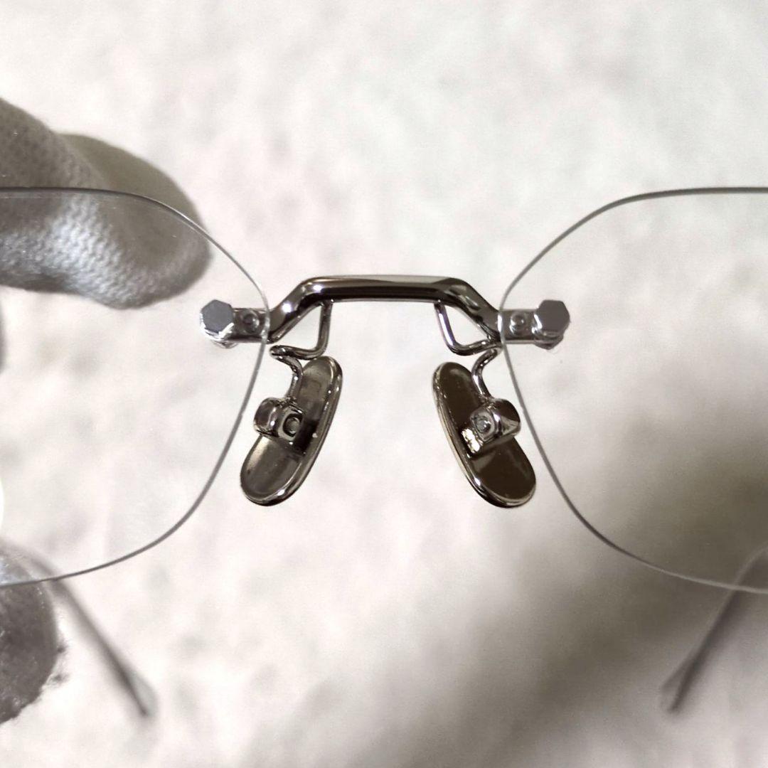 良品 付属品完備 近年モデル A.D.S.R VATH 03 リムレス 度なし