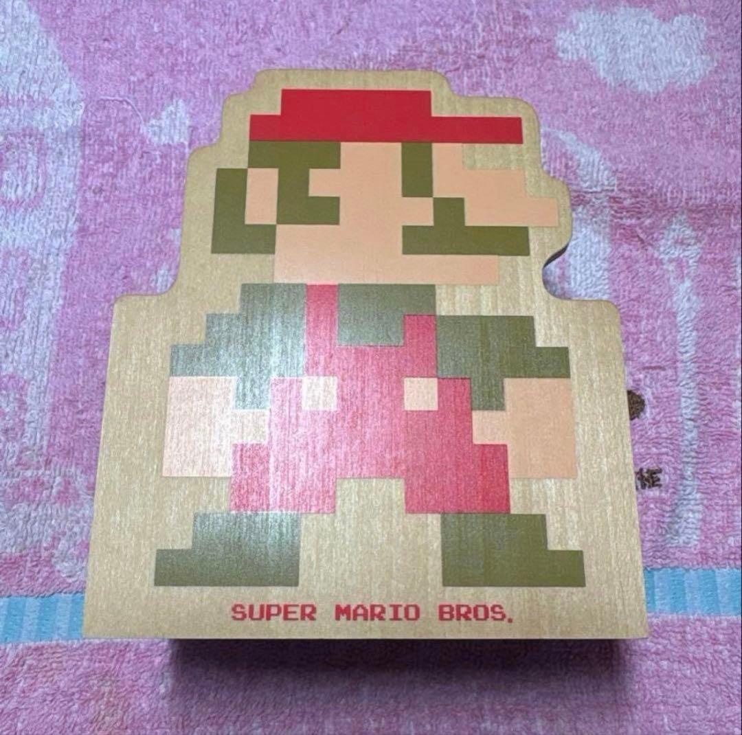 木製ダイカット小物入れ スーパーマリオブラザーズ 30周年