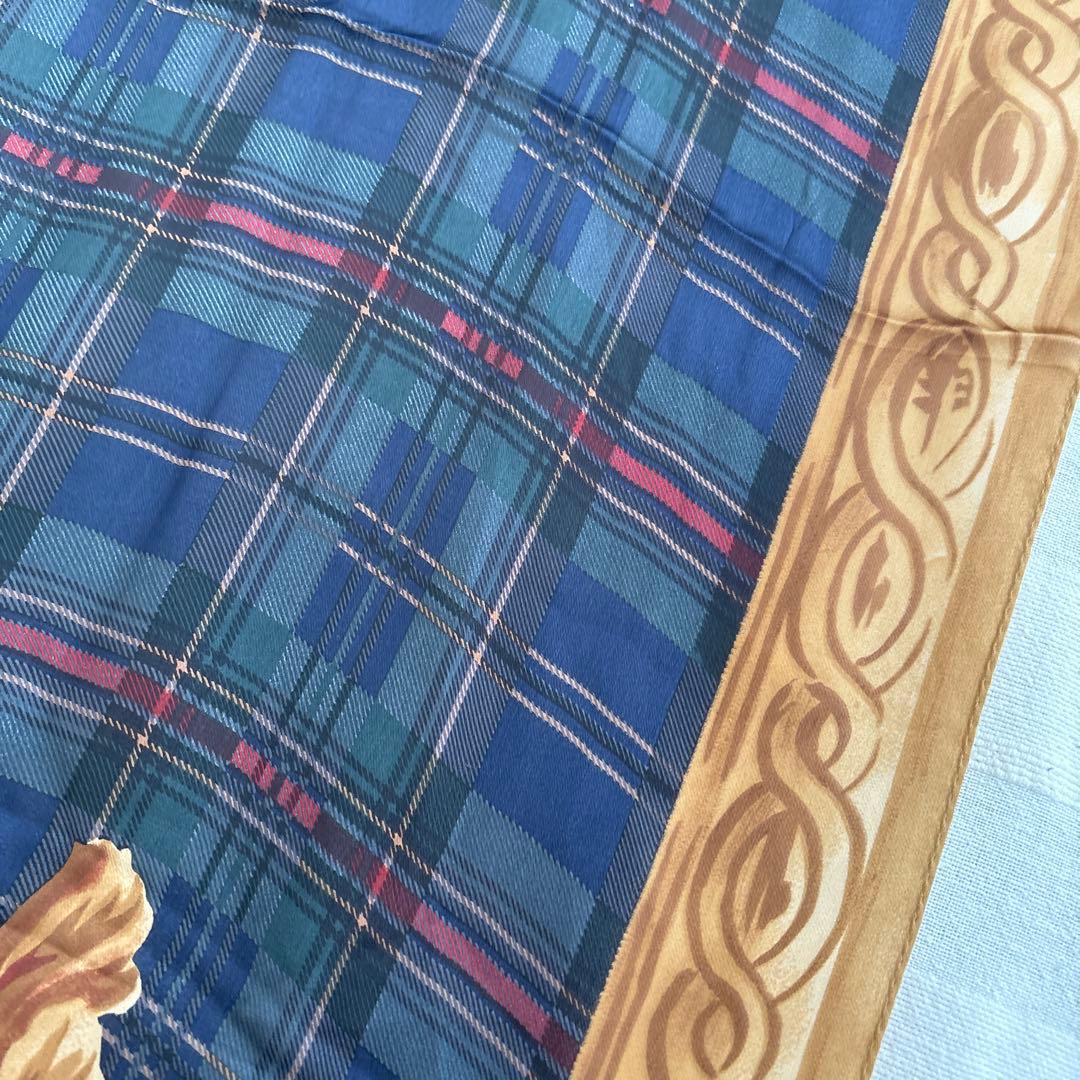 ラルフローレン　シルク　ストール　RALPH LAUREN 花柄　ビンテージ