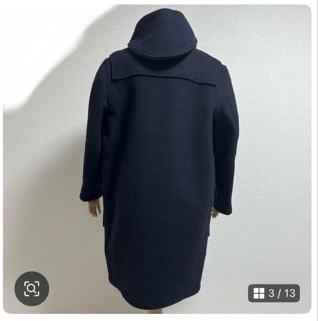 英国製BROOKS BROTHERS⭐︎ 36 ダッフルコート 裏地チェック柄 紺