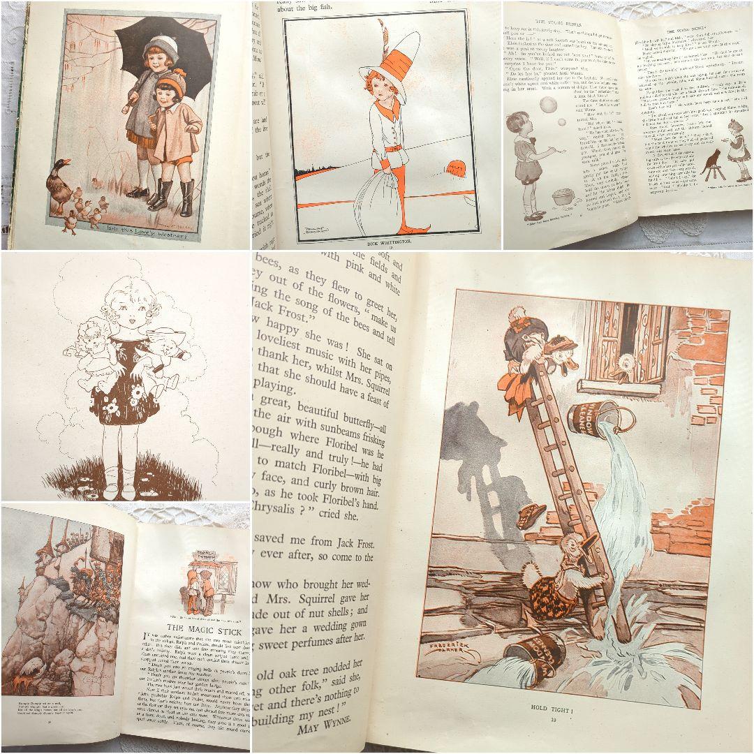 稀少1930ヴンテージ絵本 アンアンダーソン 洋書 アンティーク ヴィクトリアン