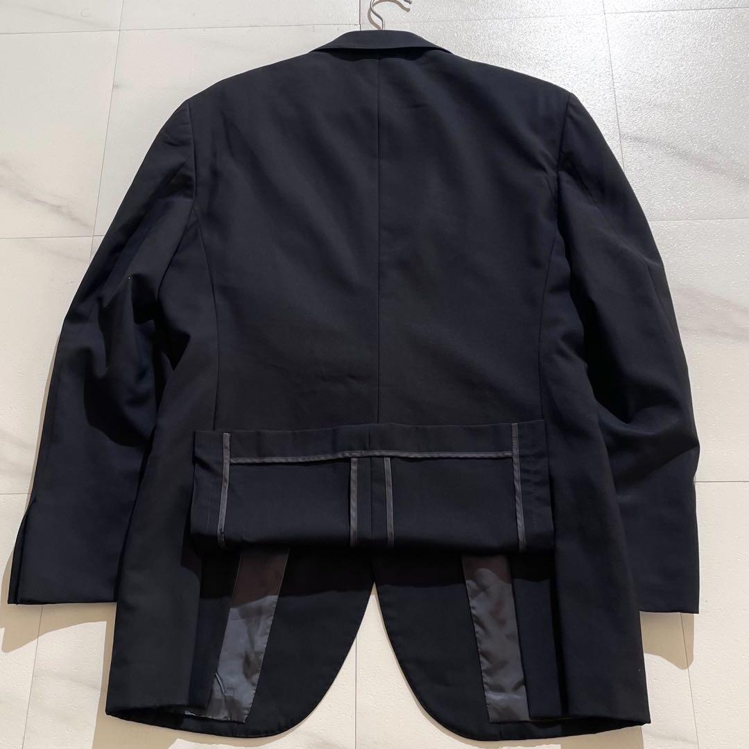 【美品】ラルフローレン 紺ブレ 銀ボタン Lサイズ シングル 背抜き ウール