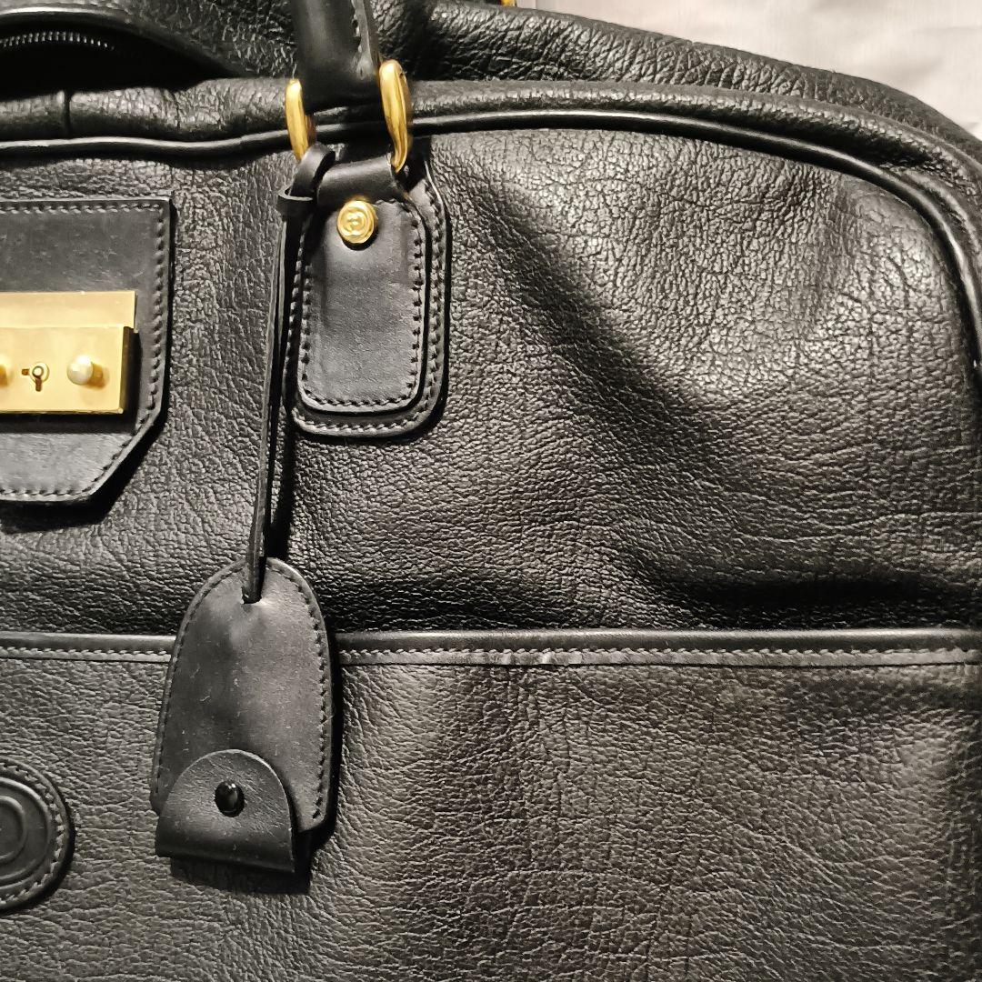 【本革希少モデル】GUCCI オールドグッチ ボストンバッグ ブラック 大容量