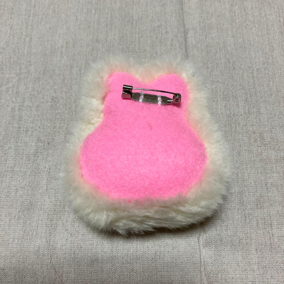 むにゅさんぬいぐるみぷくぷくブローチ