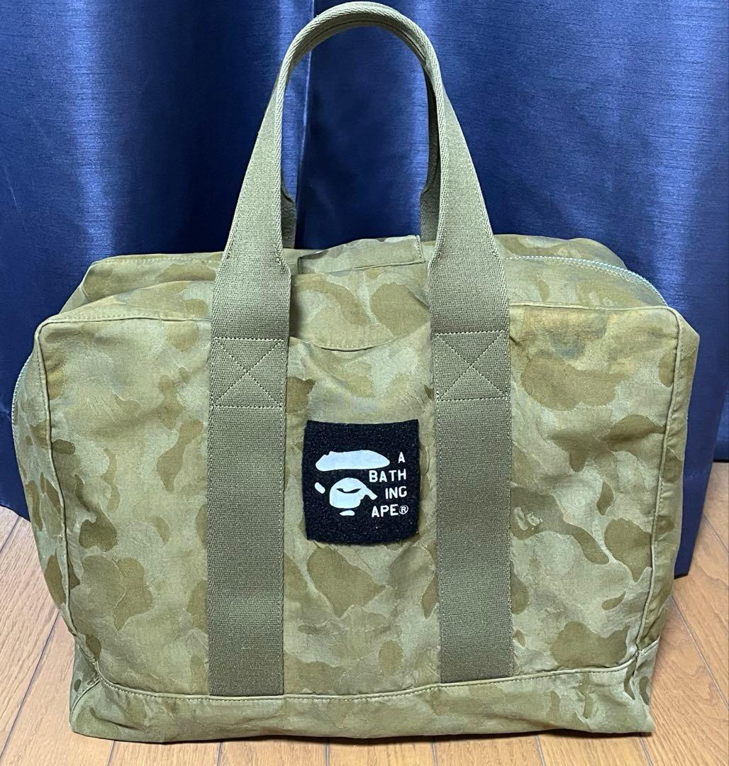 【A BATHING APE】初期迷彩柄ボストンバッグ