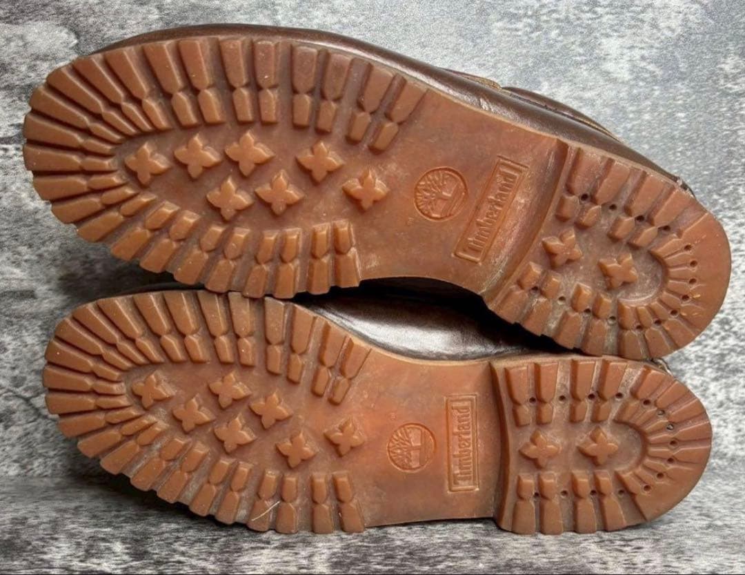 （美品）Timberland ブラウン スリーアイ　デッキシューズ