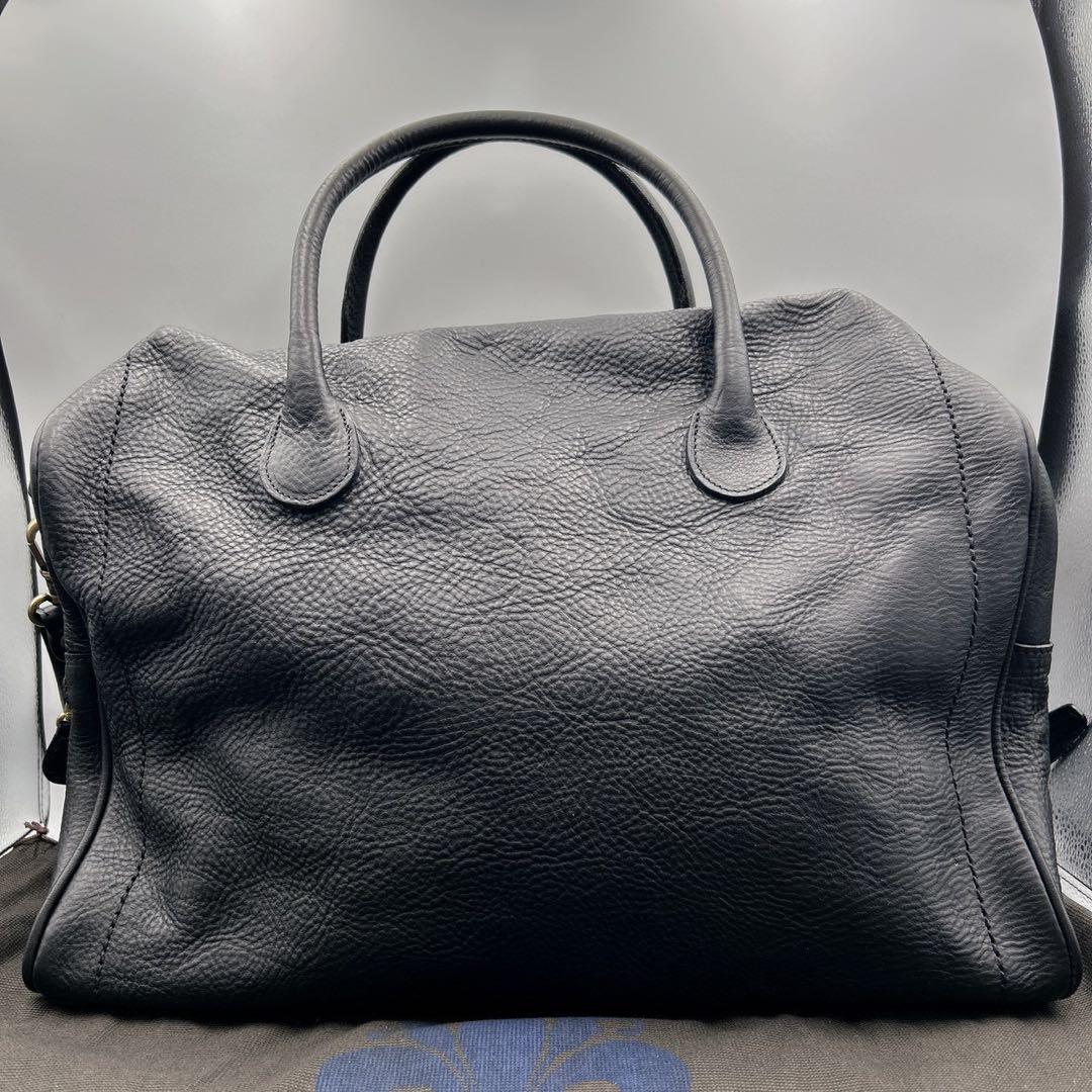 CI-VA チーバ ボストン ショルダーバッグ　2way ブラック　レザー