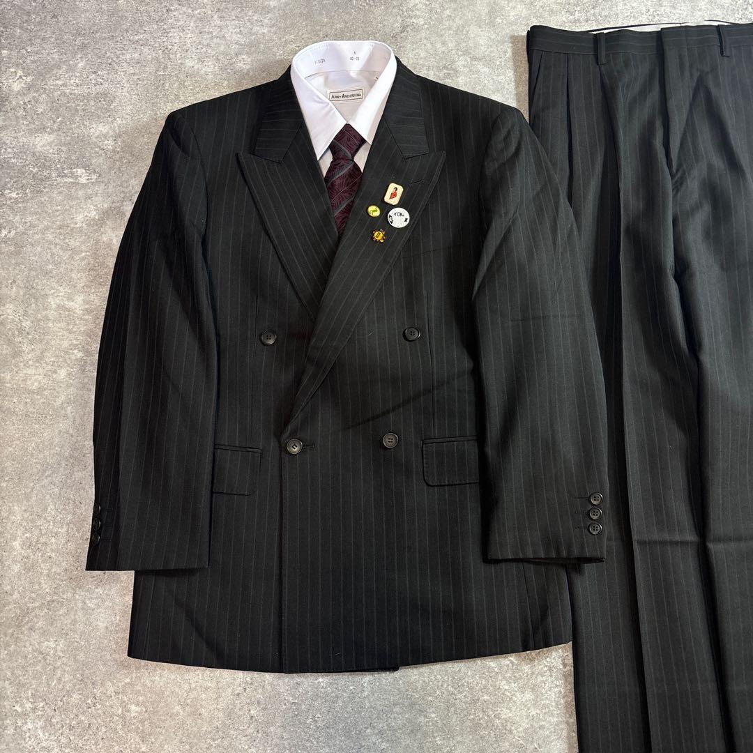 90s vintage レトロセットアップ スーツ ピンズ No.129