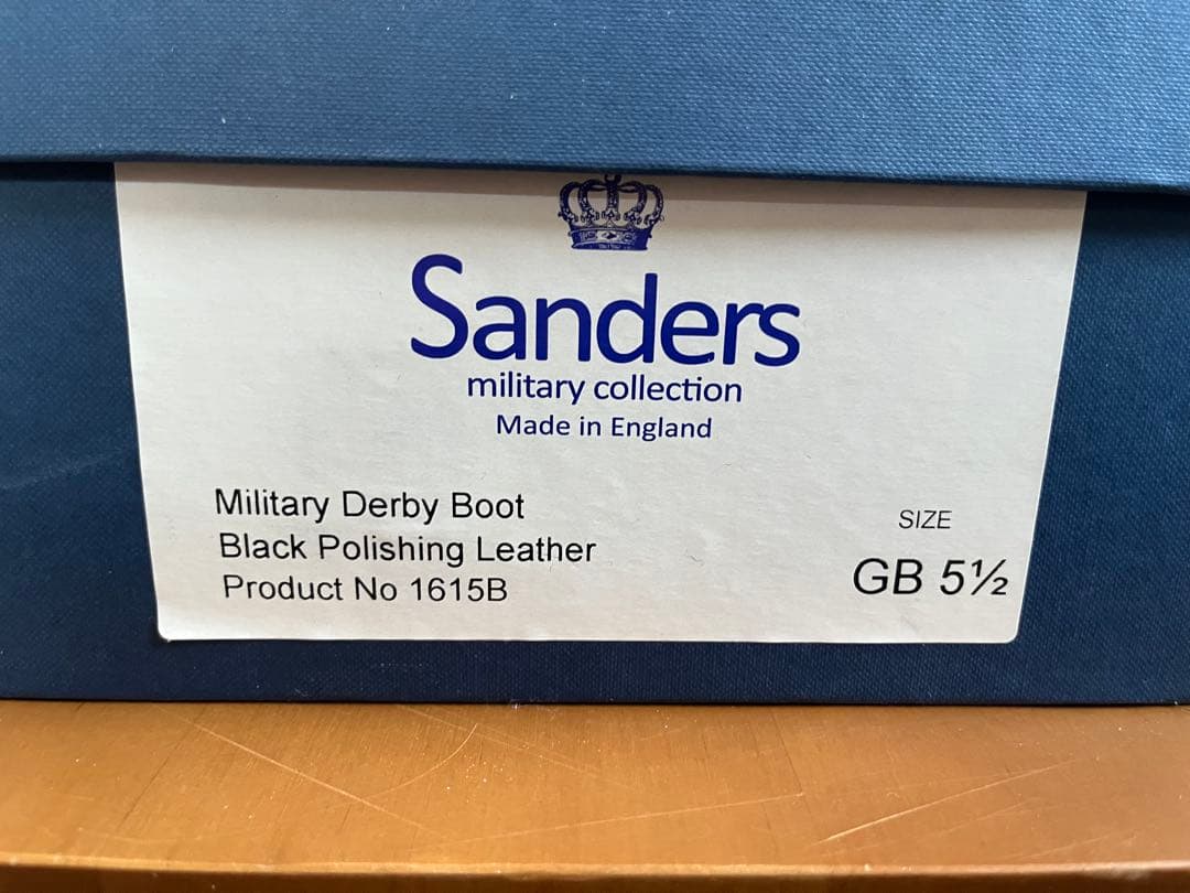 Sanders サンダースミリタリーダービーブーツ