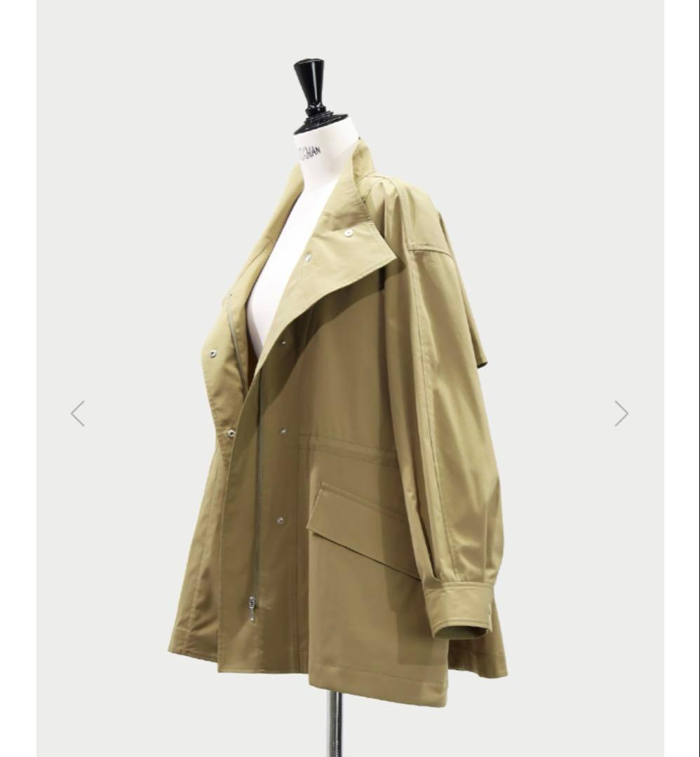 【正規品 美品】machattマチャット スタンドオーバーコート ベージュ