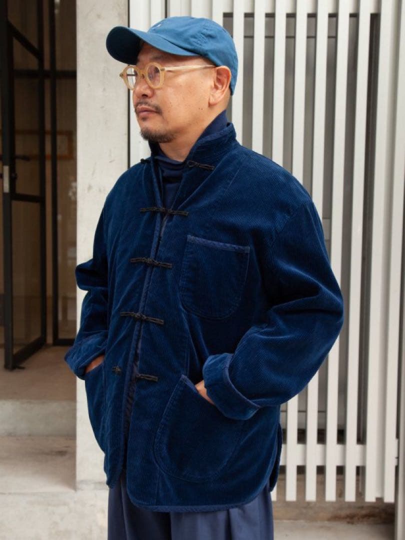 ジャケット・アウター Porter Classic CORDUROY CHINESE JACKET L