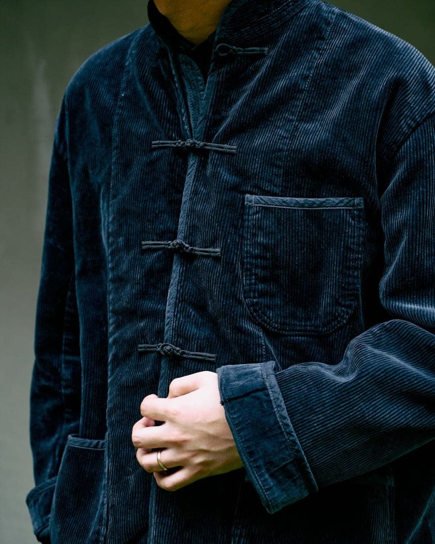 ジャケット・アウター Porter Classic CORDUROY CHINESE JACKET L