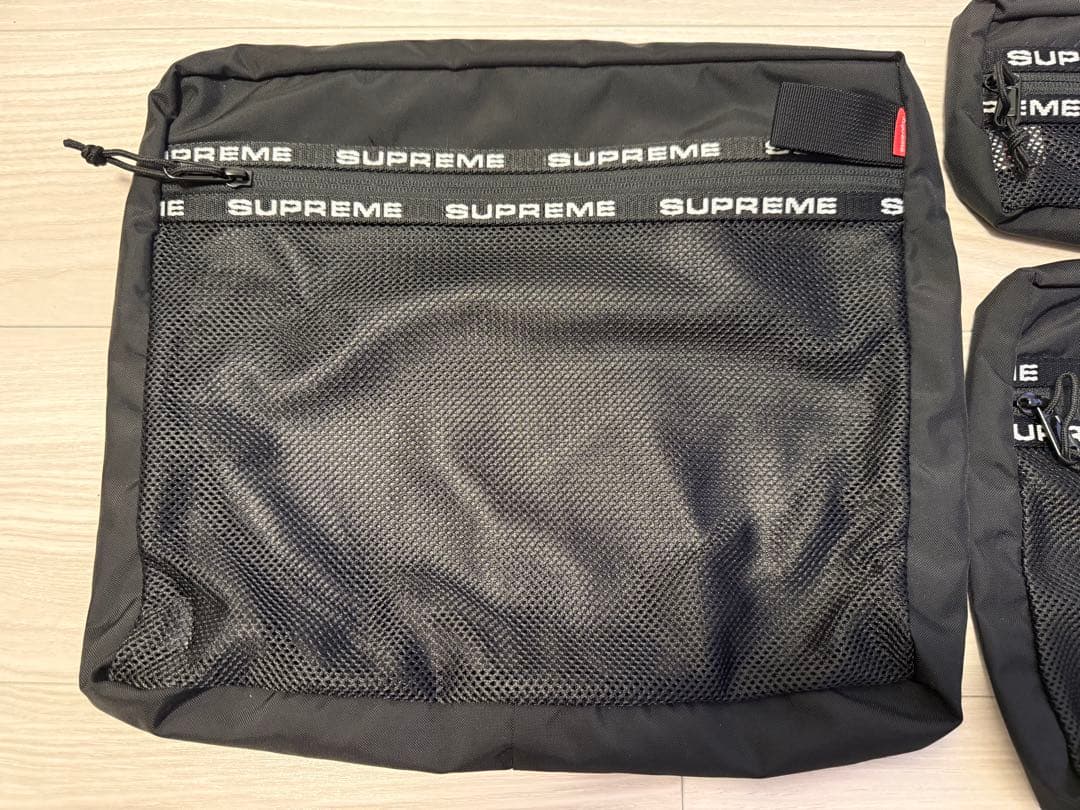 SUPREME トラベルポーチ 3点セット ブラック