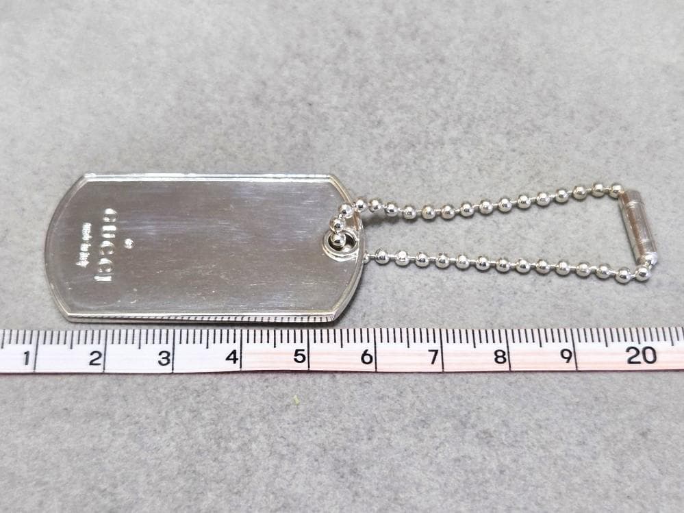 GUCCIグッチ　SV925　ドッグタグ　プレート　チャーム／トップ　43357