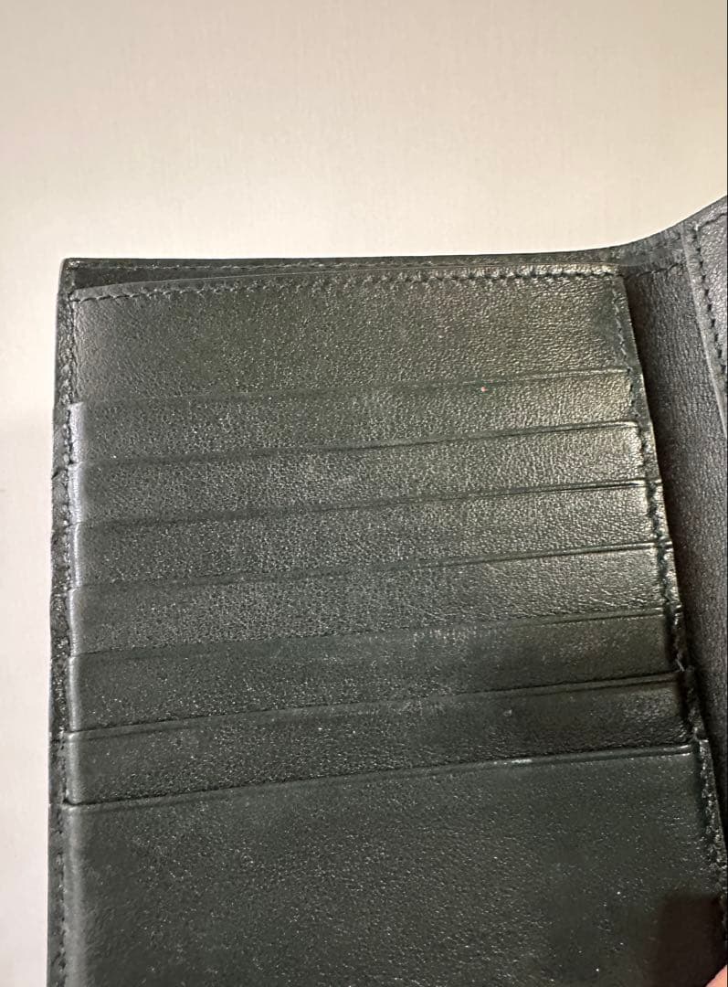 CELINE ミディアムウォレット 二つ折り財布 グリーン