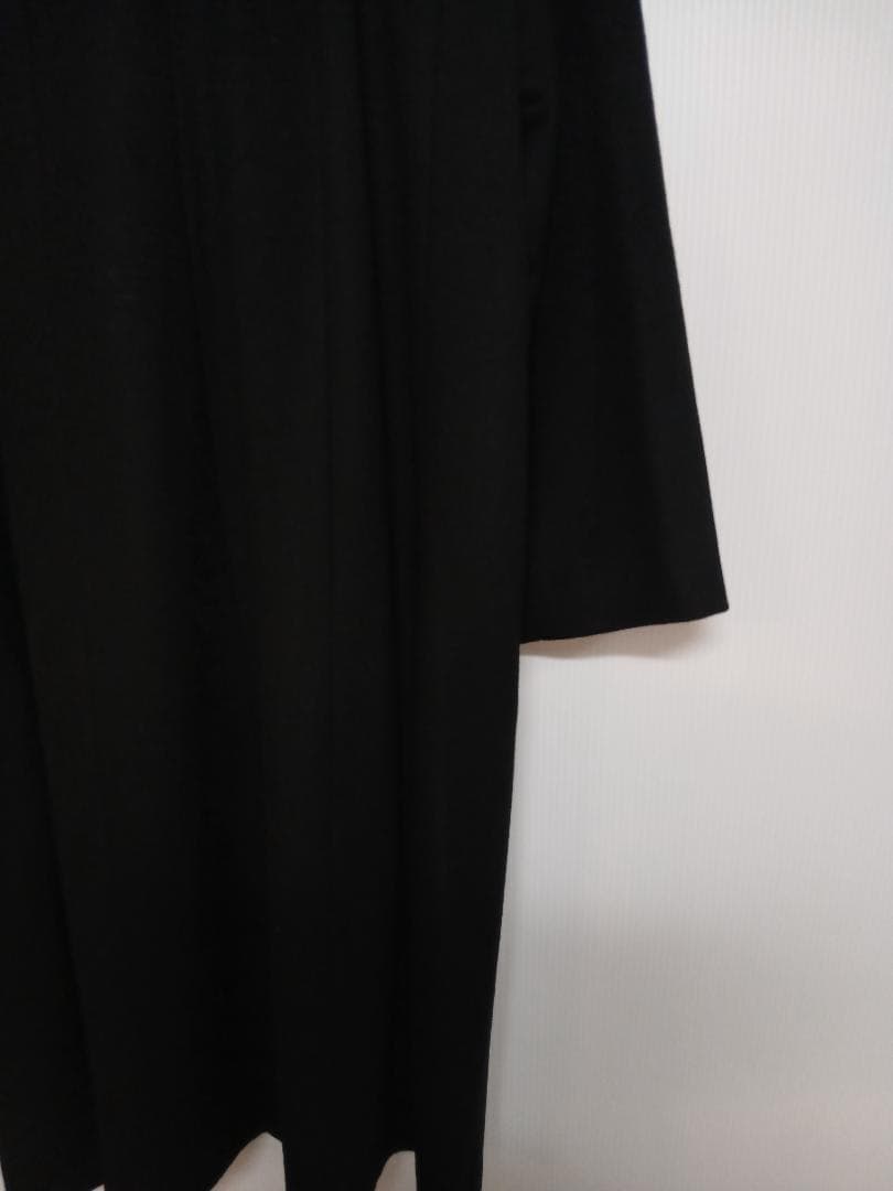 クリーニング済み カシミヤ100％ロングコート 13AR 黒