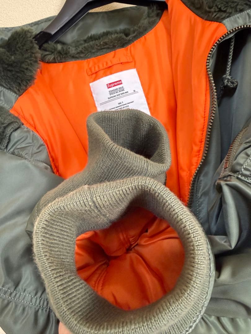 超激レア supreme 21AW Hooded MA-1 ミリタリー ボンバー