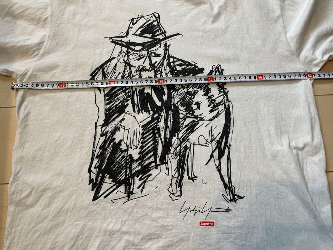 Y*】様 希少XLサイズ SUPREME ヨウジヤマモト コラボ Tシャツ 白