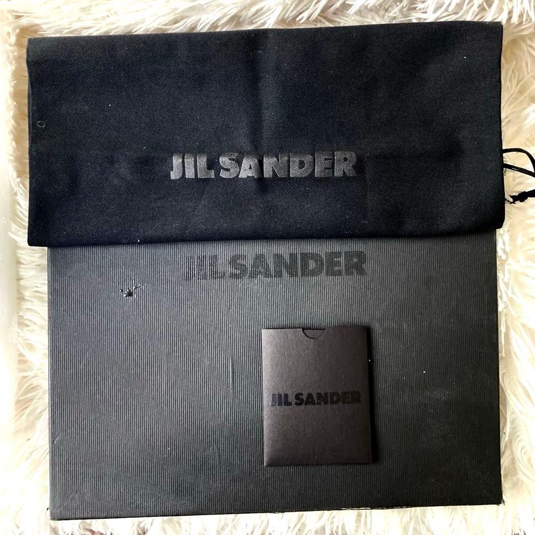 N*O様 美品級*JIL SANDER■本革レザー ブーツ チャンキーヒール■黒