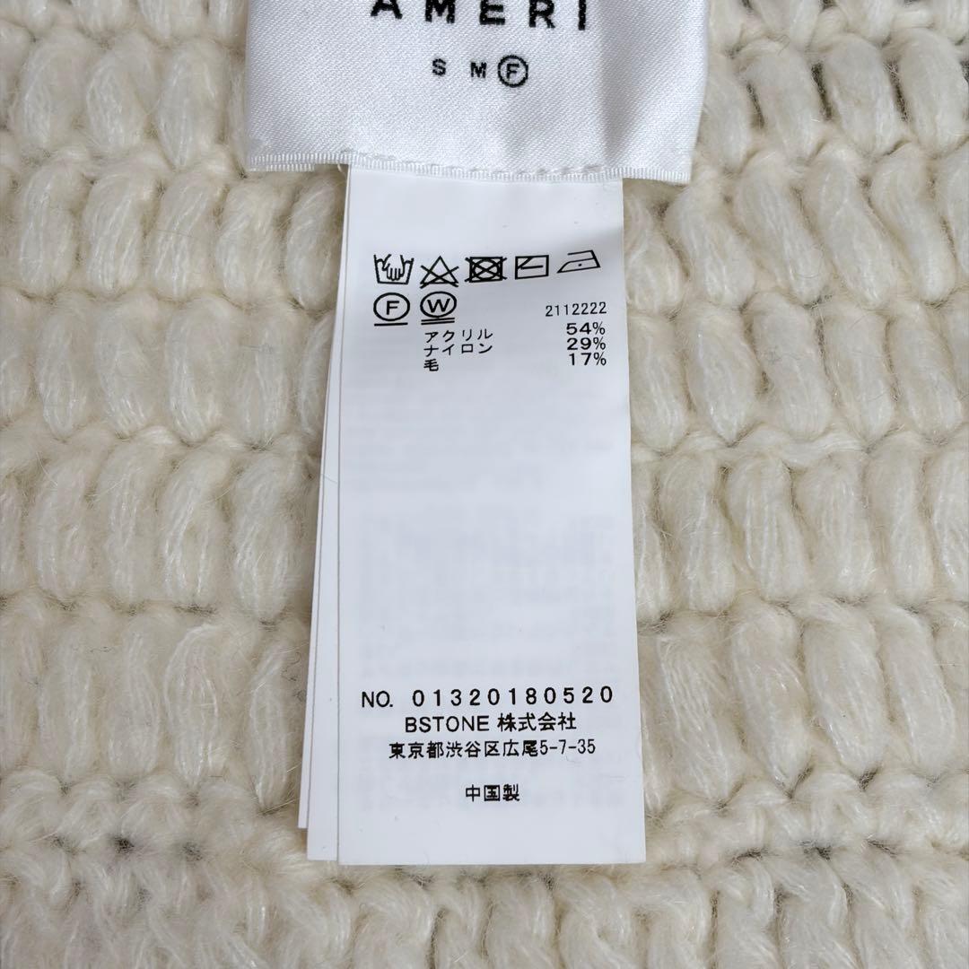 【美品】AMERI HAND KNIT FLOWER BOLERO アメリ