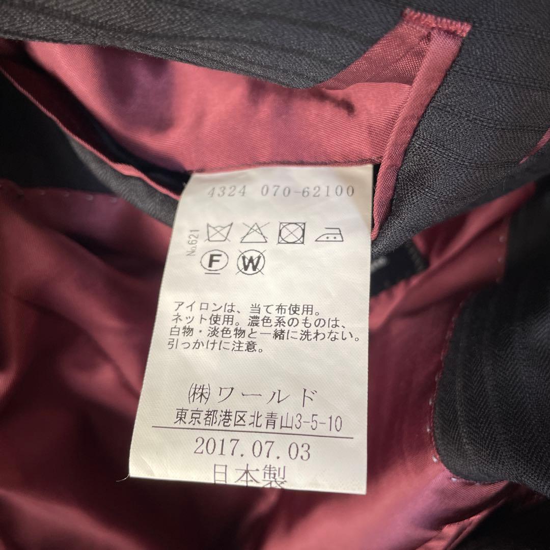 タケオキクチ　Suprer110‘s ストライプ 　スーツ　結婚式