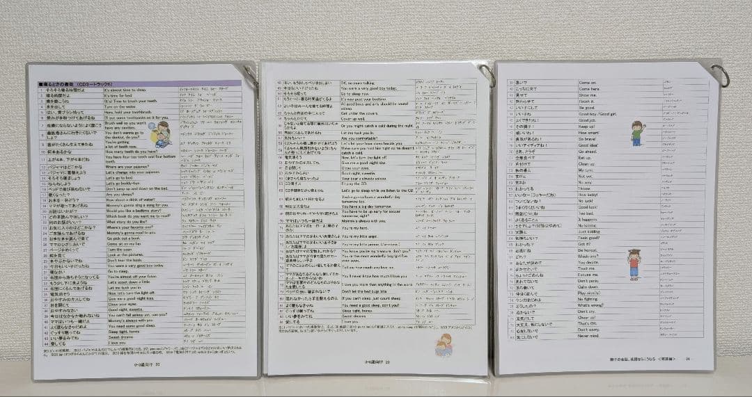 ⤵️値下げ⤵️【美品】0歳から中1まで活用できる英会話教材（CD＆会話集リスト）