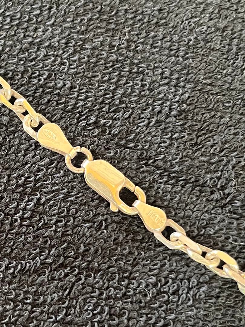 ろぉ シルバー925 アズキチェーン70cm