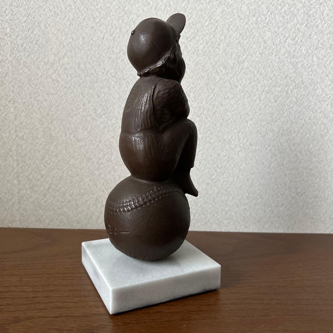 パ*ん様 玉野勢三氏　ブロンズ作品　白球の夢
