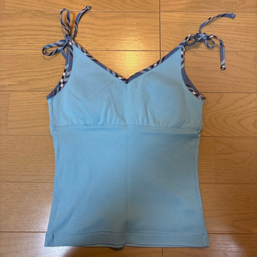 お値下げ中《美品》バーバリーブルーレーベル　キャミソール　水色