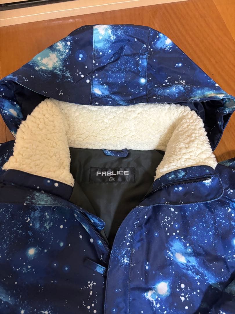 スキーウェア スノーボードウェア160cm 男の子　女の子　青　星