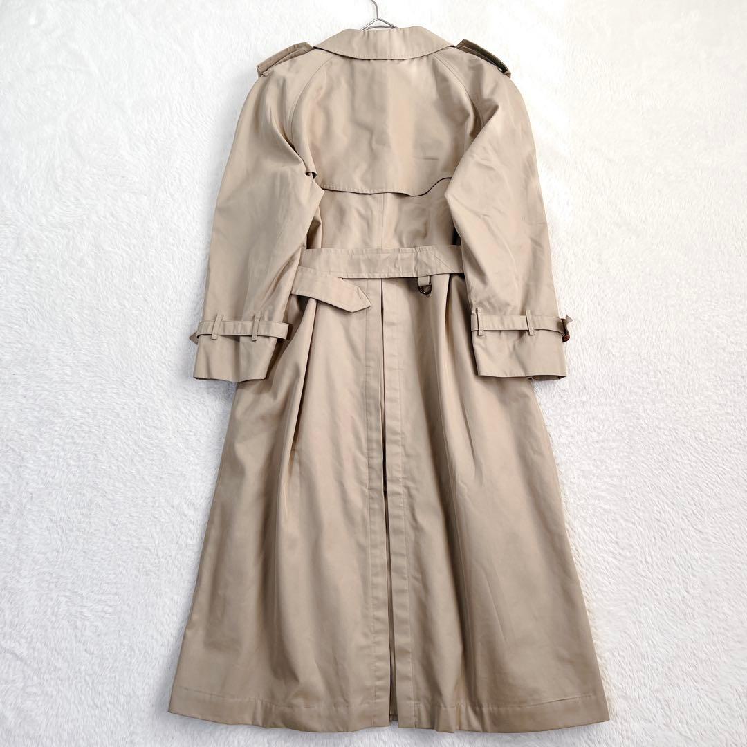 美品✨バーバリー ロング トレンチコート ウールライナー マキシ ハニーベージュ