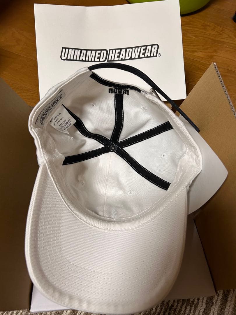 UNNAMED HEADWEAR 白　キャップ　ほぼ新品