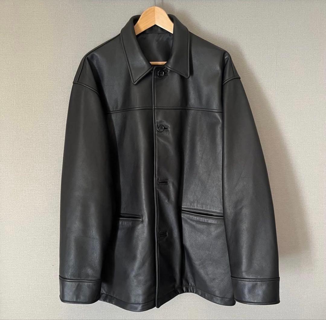 ジャケット・アウター OVY Waterproof Calf Leather Car Coat L