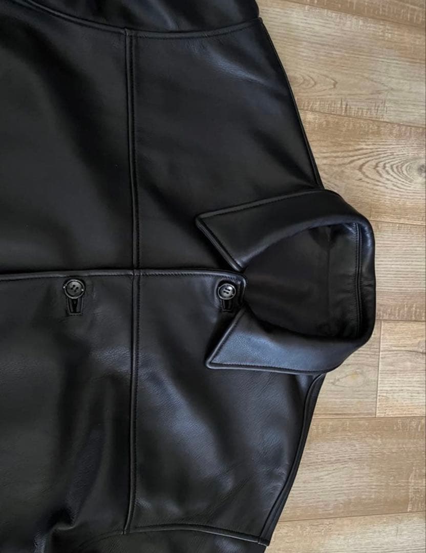 ジャケット・アウター OVY Waterproof Calf Leather Car Coat L
