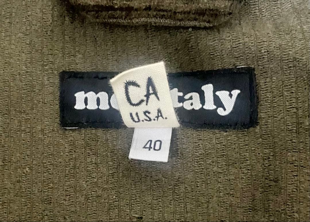 【Monitaly】コーデュロイジャケット Made in LA