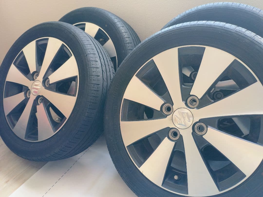 ワゴンRスティングレー　純正ホイールタイヤ4本セット　165/55R14