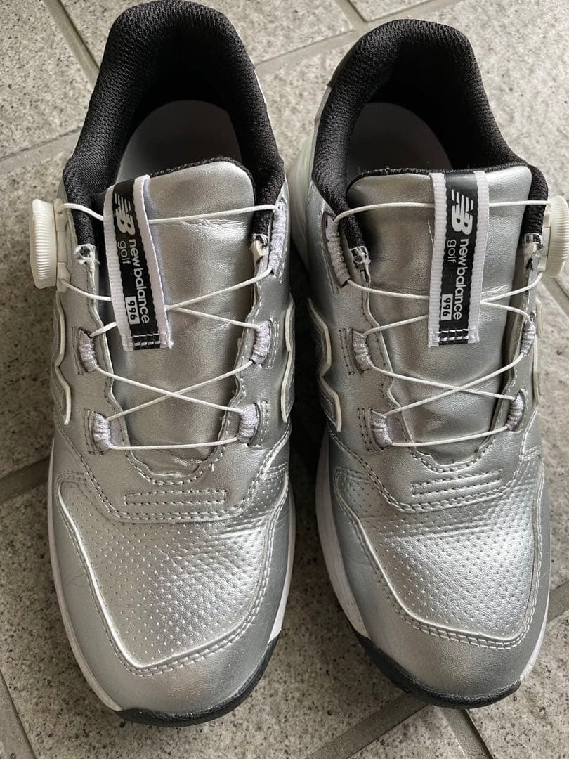 new balance BOA ゴルフシューズ シルバー
