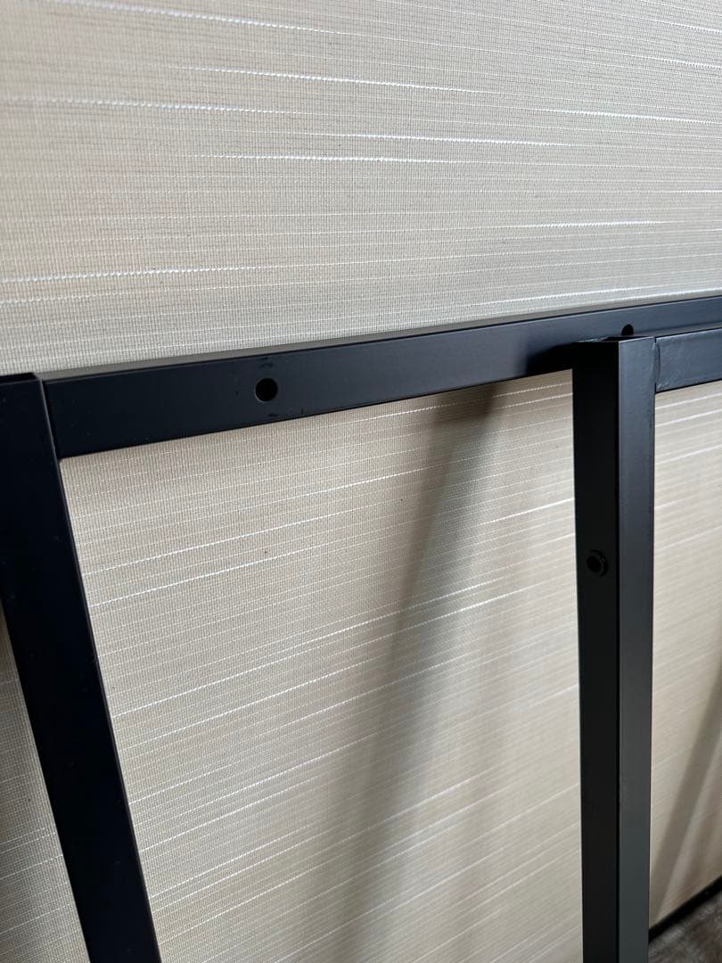 【美品】デスク 90×60cm ブラウン×黒 100-DESKF012BR